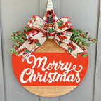 Christmas Stencils 12” Xmas Stencil for Wood Christmas Stencil for Painting Holiday Stencils Merry Christmas Believe Drawing Templates Half Round Stencil for Door Hanger Porch Wreath Home Decor