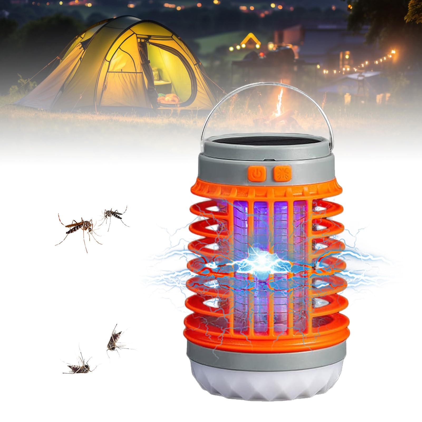 2024 New Buzzblas Buzzbug Mosquito Killer, Solar Buzz Blast Pro,USB Charing Buzz Bug Mosquito Killer