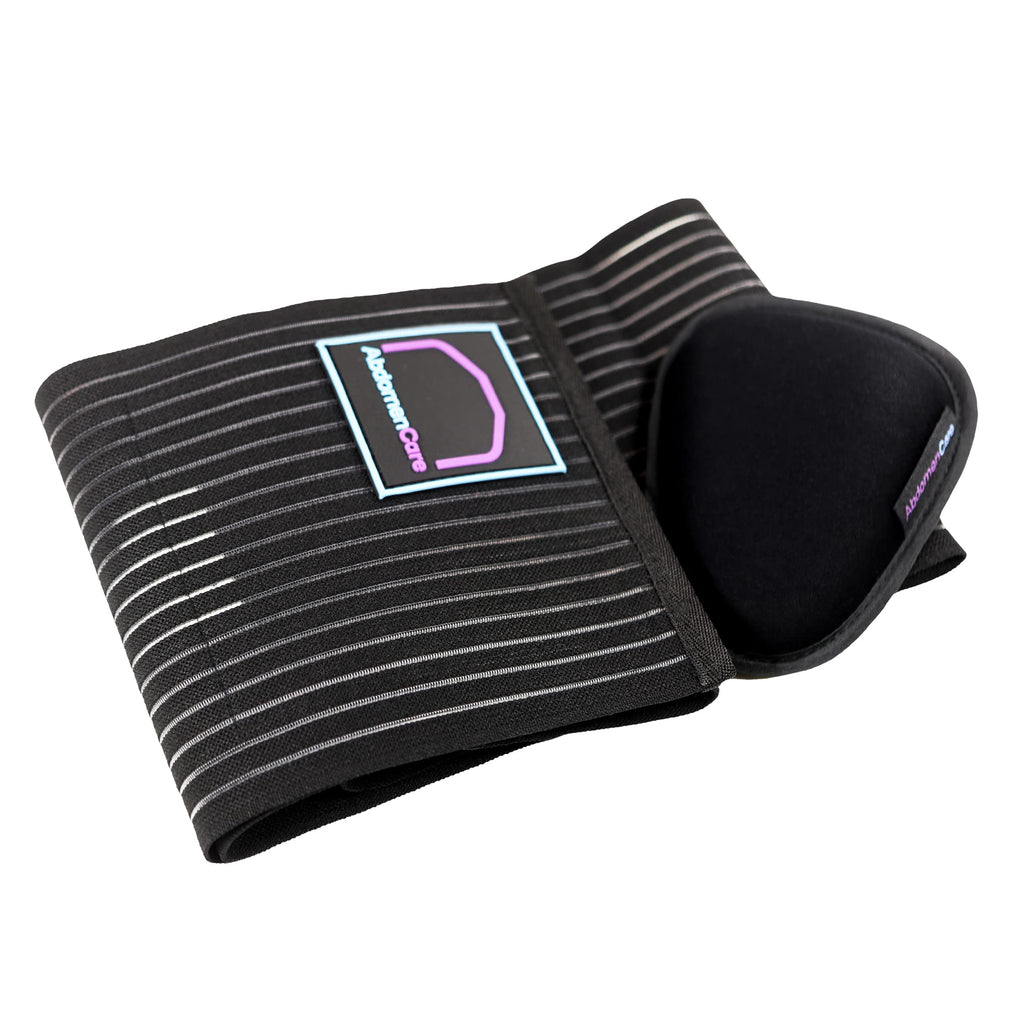 Abdomencare Umbilical Hernia Belt for Men and Women | Abdominal Hernia Belt for Women & Men with 2 unique compression pads | Belly Button Umbilical Hernia Belts for Men | L/XL