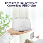 ASAKUKI Premium Essential Oil Diffuser with 10 Oil Set &Remote Control, 5 in 1 Ultrasonic Aromatherapy Fragrant Oil Humidifier Vaporizer, Timer and Auto-Off Safety Switch-White