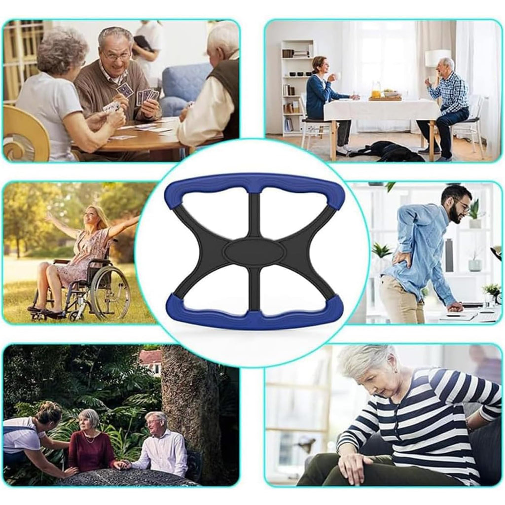 kdlgjdv Great Lift Aid, Lift Aids to Help Seniors Stand Up, Lift Anyone from Seated to Standing with Ease, Portable Lift Assists Standing Aid-Handicap Bar, Portable Lift Aid for Seniors (Blue*1)