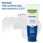 Medline Remedy Essentials Ointment (7 oz Tube), Unscented, Moisturizing Breathable Film, Aloe, Vitamins A, D & E, Soothing Incontinence Care for Adults & Elderly, Hypoallergenic, Paraben Free