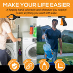 EZPIK 32" Foldable Grabber Reacher Tool for Seniors - Grabbers for Elderly Grab It Reaching Tool Heavy Duty Pickup Trash Picker Upper Tool - Claw Grabber Stick for Reaching Aids, Gripper Weed Grabber