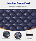 VOCIC Alternating Air Pressure Mattress Pad, Bed Mattress Topper with Micro Air Holes & Sleep Mode, Waterproof Pressure Relief Ulcer Cushion Pad for Hospital Beds and Home Use, S34