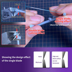 RUITOOL Model Nippers,Gundam Model Tools for Beginners to Repair and Fix Plastic Models, Ultra-thin Single-edged Non-slip Grip,4.7 Inch Sharp Cutters for Gunpla Model Building