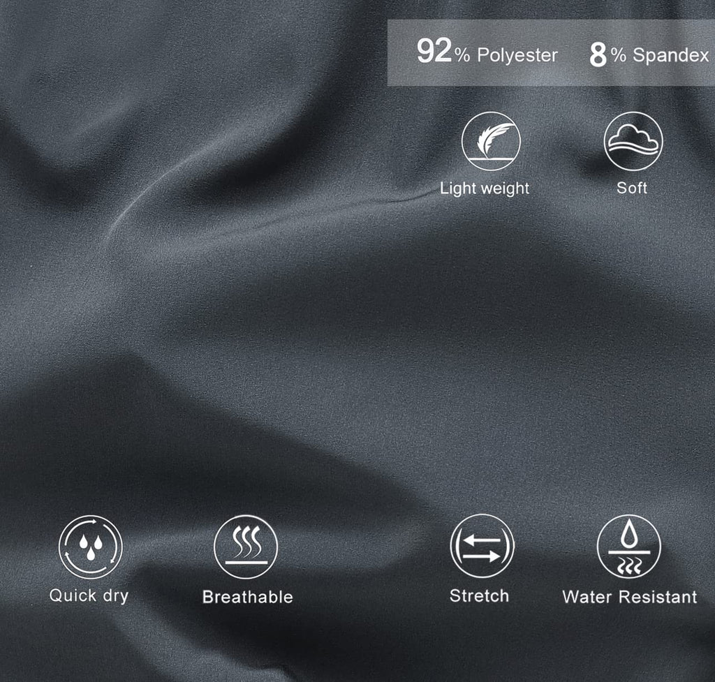 Boy's Cargo Joggers Pants Youth Quick Dry Hiking Pull-On Lightweight Pants for Sports Outdoor with Zipper Pockets(3801-D.Gray10)