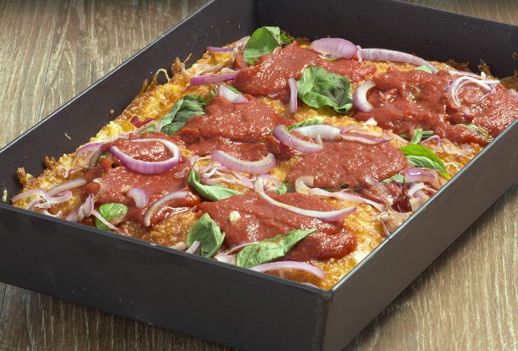 LloydPans Kitchenware 8 Inch by 10 Inch Detroit Style Pizza Pan - PSTK