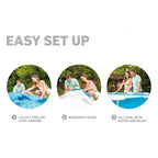 INTEX 28205EH Metal Frame Above Ground Swimming Pool: 8ft x 20in – Puncture-Resistant Material – Easy Assemble – Rust Resistant – 483 Gallon Capacity