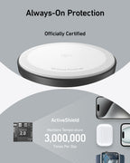 Anker MagSafe-Compatible iPhone 16 Wireless Charging Stand, MagGo 3 in 1 Wireless Charging Station, Qi2 Certified 15W Wireless Charger, Desk Accessory, for iPhone 16/15/14/13/12, Apple Watch, AirPods