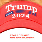 Trump 2024 Hat with Hair, Donald Trump Make America Great Again Wig Hat with Embroidered Logo, Adjustable MAGA Baseball Cap Great Gifts for Trump Fans Men/Women