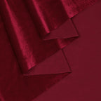 KKJIAF Burgundy Stretch Velvet Fabric 60 Inch Wide, 2 Yard Soft Stretchy Fabric for Sewing Clothes, Apparel, Costume, Crafts - 90% Polyester 10% Spandex