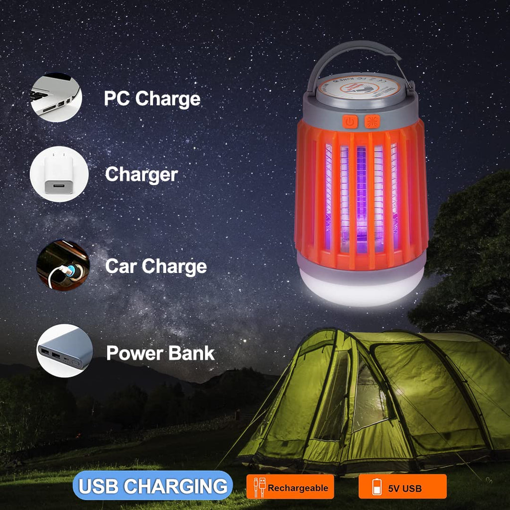 Minyoutia Mosquito Bug Killer Cordless, Mosquito Zapper Outdoor (1 Pack)