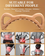 ONUEMP Wood Therapy Massage Tools, Cellulite Massager Body Slim Brush, Maderoterapia Kit Colombiana for Lymphatic Drainage, Anti Cellulite, Body Sculpting, Myofascial Release, Deep Tissue