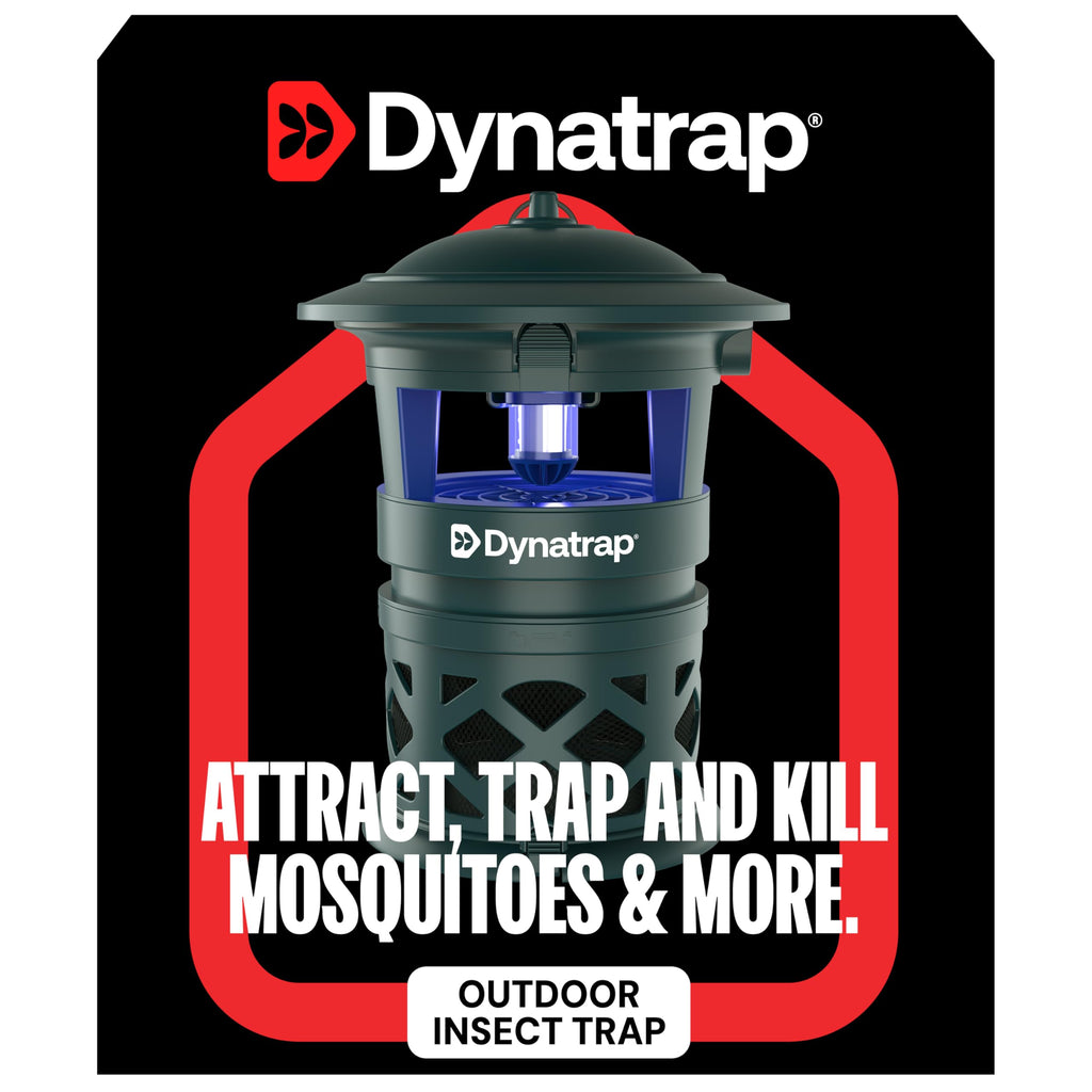DynaTrap DT1130-GRSR 1/2 Acre Mosquito & Flying Insect Outdoor Trap and Killer – Kills Mosquitoes, Flies, Wasps, Gnats, & Other Flying Insects - Bug Zapper Alternative – Green
