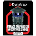 DynaTrap DT1130-GRSR 1/2 Acre Mosquito & Flying Insect Outdoor Trap and Killer – Kills Mosquitoes, Flies, Wasps, Gnats, & Other Flying Insects - Bug Zapper Alternative – Green