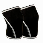Knee Sleeves (1 Pair) 7mm Neoprene Thick Compression Knee Brace Support for Weightlifting, Powerlifting, Squatting & Fitness Training for Women and Men Black (MEDIUM)
