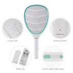 Faicuk 2 Pack Bug Zapper Racket Electric Fly Swatter