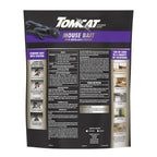 Tomcat Advanced Brand Mouse Bait with Refillable Station, Indoor and Outdoor Use, 1 Station and 12 Poison Block Refills
