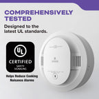 Kidde Smoke & Carbon Monoxide Detector, 10-Year Battery Powered, LED Warning Light Indicators