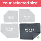 Utopia Bedding Waterproof Incontinence Bed Pads 34 x 52 Inches (Pack of 4, Gray), Washable and Reusable Underpads for Adults, Elderly and Pets, Absorbent Protective Pads