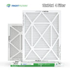 TRIGHTFILTERS 18x24x1 Air Filter 4 Pack, MERV 8 Pleated Dust Defense Air Filters Replacement for Air Conditioner & Furnace, Durable & Lightweight