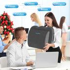 CloudBliss Seat Cushion,Office Chair Cushion,Car Seat Cushion,Lumbar Support Pillow for Office Chair,Back Support Memory Foam Pillow Coccyx Cushion for Tailbone Pain,Sciatica & Back Pain Relief -Grey
