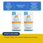 FROG Pipe & Jet Cleanser for Hot Tubs - Single Dose Deep Clean Purge Cleaner Packets for Clear Water - Prefilled for Hot Tubs to 600 Gallons - 2 Pack