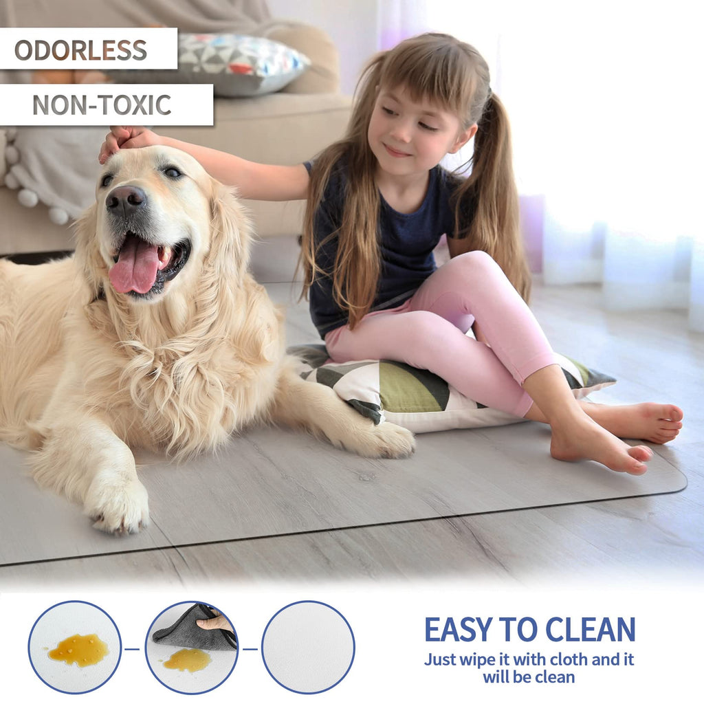 Amyracel Office Chair Mat for Hardwood Floor, 36” x 48” Clear Computer Desk Chair Mat for Hard Floors, Easy Glide Office Floor Mat for Hardwood Floor