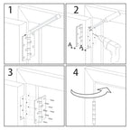 TDCHINGES 30 Pack Rounded Matte Black Door Hinges 3.5 Inch 5/8" Radius Interior 3 1/2 Inch Door Hinges Flat Iron Bifold Easy Installation Door Hinges for Doors 3 ½" Hardware Controls