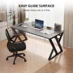 SALLOUS Chair Mat for Hard Floor, 75" x 60" Vinyl Office Chair Mat for Hard Surface, Multi-Purpose Floor Protector Desk Mat for Home Office (Clear)