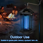 Bug Zapper, Electronic Mosquito Zapper Outdoor Indoor, Portable Fly Trap Insect Zapper Mosquito Killer Lamp