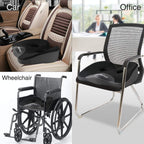 LOUTYTUO Seat Cushion Pillow,100% Memory Foam and Washable Cover,for Office Chair,Car Seat and Wheelchair,Tailbone & Sciatica & Back Pain Relief