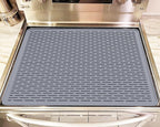 Silicone Stove Top Cover and Mat for Ceramics, 27.75"x19.75" - Multipurpose, Gray