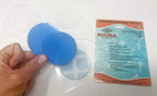 All-in-One Repair Kit for Above-Ground Pools | Fast, Underwater-Capable Peel-and-Stick OR Adhesive Glue-Down Vinyl Patches & for Easy Set and Frame Pools 2-1/2 Inch Peel and Stick
