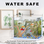 Keedolla 3 LB Glass Fish Tank Gravel Aquarium Fish Tank Stones, Betta Fish Bowl Rocks Gems Marbles Pebbles Gravel for Aquarium, Fish Tank, Vase Fillers, Succulent Plants Decor - Rainbow
