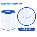 Cryspool® pwk65 Compatible with Watkins 31114, Hot Spot spa Filter, C-8465, FC-3960, 71827, 71828, Watkins 65 sq.ft hot tub Filter, 2 Pack