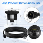 R0693900 Replacement Salt Cell Assembly - Compatible with Jandy Pro Series TRUCLEAR11K & TRUCLEAR11KU, Design for Pools up to 35,000 Gallons, Black