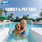 TABIT 50 lbs Chlorine Tablets 3 Inch for Swimming Pools – Slow Dissolving & Long Lasting – 99% Available Chlorine Tri-Chlor – Kills Bacteria & Stops Algae – 2 x 25 lb Buckets