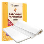 Katbite 16x24 inch Heavy Duty Parchment Paper Sheets, 100Pcs Precut Non-Stick Full Parchment Sheets for Baking, Cooking, Grilling, Frying and Steaming, Full Sheet Baking Pan Liners [Advanced Series]