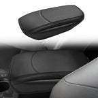 Muslogy Center Console Armrest Cover Fit for Toyota 4Runner 2010-2024 Accessories, Comfort Armrest Pad Console Lid Cushion Vegan Leather Regular Thick