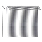 Pinnacle Mercantile 30 Pack Tent Stakes Metal Garden Edging Fence Hooks Pegs Christmas Decoration Stakes Made USA 9 inches Long