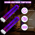 Zapper Light Bug Zapper Replacement Bulbs Insect Attracting Lamp FUL15W BL U Shaped Twin Tube Fluorescent UV Lamp 7.56 x 1.80 x 0.93 inch (Black,2 Pieces)