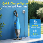 Handheld Pool Vacuum for Inground Pools,Pool Cleaner with Powerful Suction up to 15 gallons/min, Ideal for Leaves and Debris，Pool Vacuum Head for Pools Above Ground and Hot Tubs