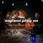 Solar Bug Zapper Outdoor and Indoor, Rechargeable Insect Trap, Cordless Waterproof Mosquito Zapper, Patio and Camping Essentials