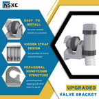 Nsxc 2Pcs Swimming Pool Pipe Holders, Above Ground Plunger Valves Bracket, Pool Accessories, Designed to Fit On Bestway, Intex, Hecht, and Other Major Pool Brands