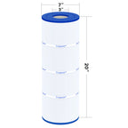 Cryspool® 07069 Filter Compatible with Clean & Clear Plus 320, CCP320, PCC80-PAK4, R173573, 817-0081, C-7470, FC-1976, 4×80 Sq. Ft Pool Filter Cartridge, 4 Pack