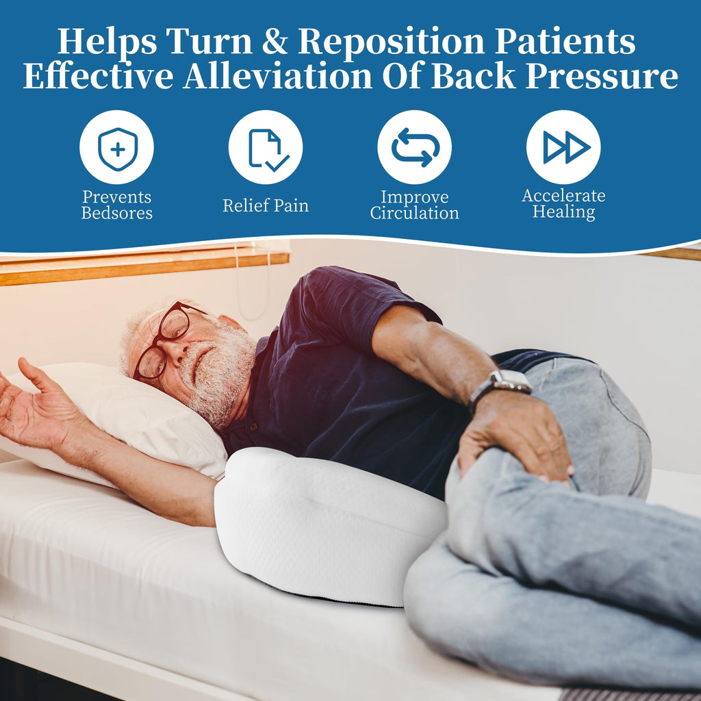 BALAPET Breathable Bedsore Pillow Positioning Wedge,Bedsore Pressure Relief Cushions for Prevention and Faster Recovery, Fit for Side Sleeping, Back Pain, After Surgery