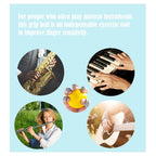 JFGLORIX Hand Exercise Balls Finger Strengthener Therapy Hand Balls Finger Exerciser Balls Finger Stretching and Rehabilitation Training for the Elderly 6 Piece Set.