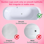 Flgocexs Bubble Bath Mat,Full Body Waterproof Spa Mat for Bathtub, 6-Speed Bubbles, Remote Control & Non-Slip Suction Cups for Home Relaxation