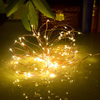Solar String Lights Outdoor Waterproof, 2 Packs Total 132 Ft 400 LED Solar Fairy Lights with 8 Modes, Twinkle Solar Powered Outdoor Lights for Patio Yard Trees Wedding Christmas, Warm White